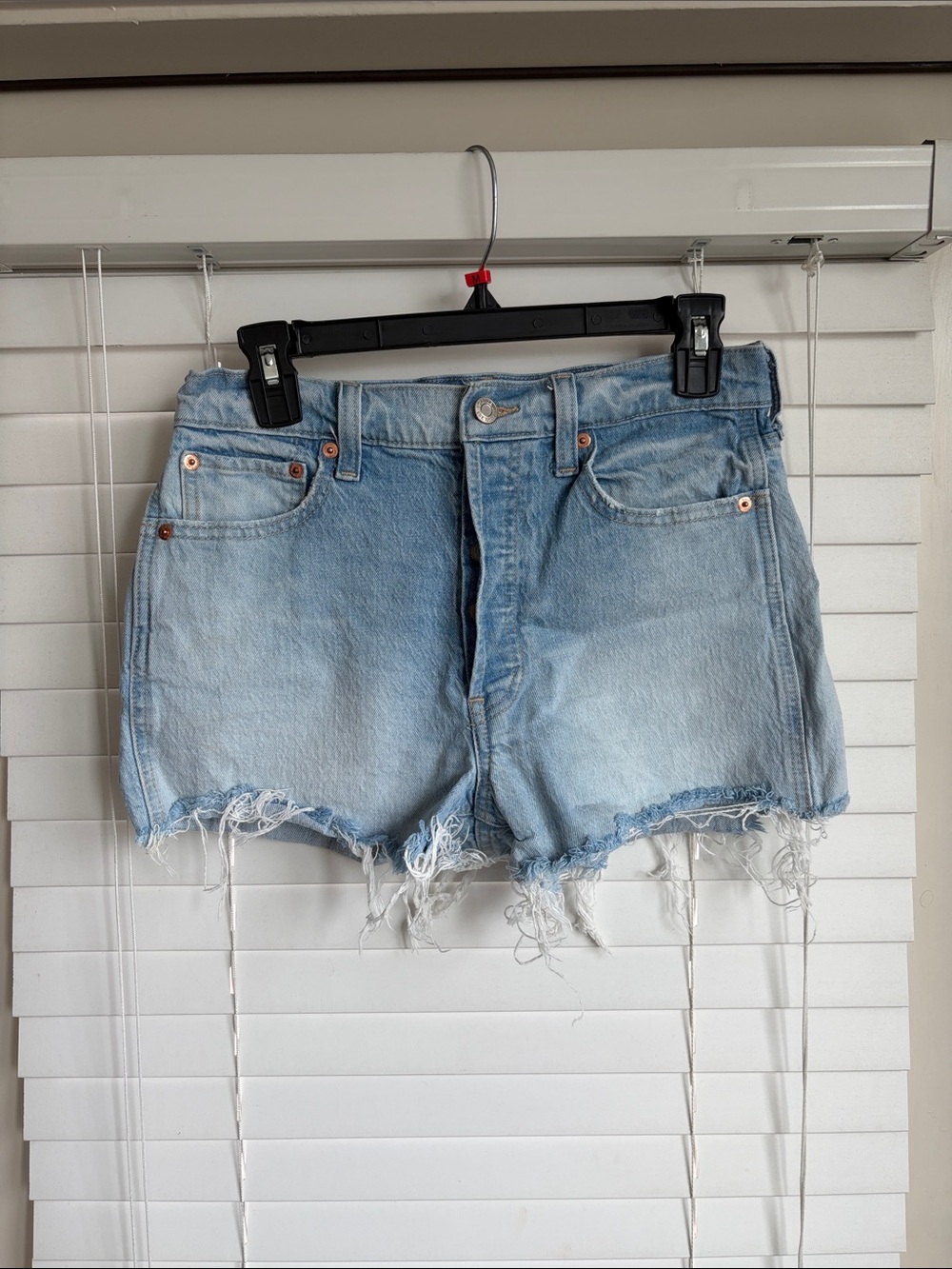 Light Wash Denim Shorts